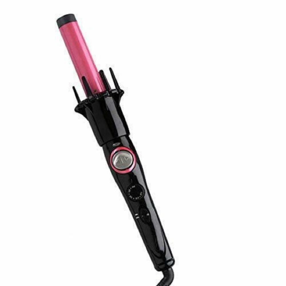 Professional Ceramic Automatic 360° Rotating Hair Curler Spin Curling Wand Iron